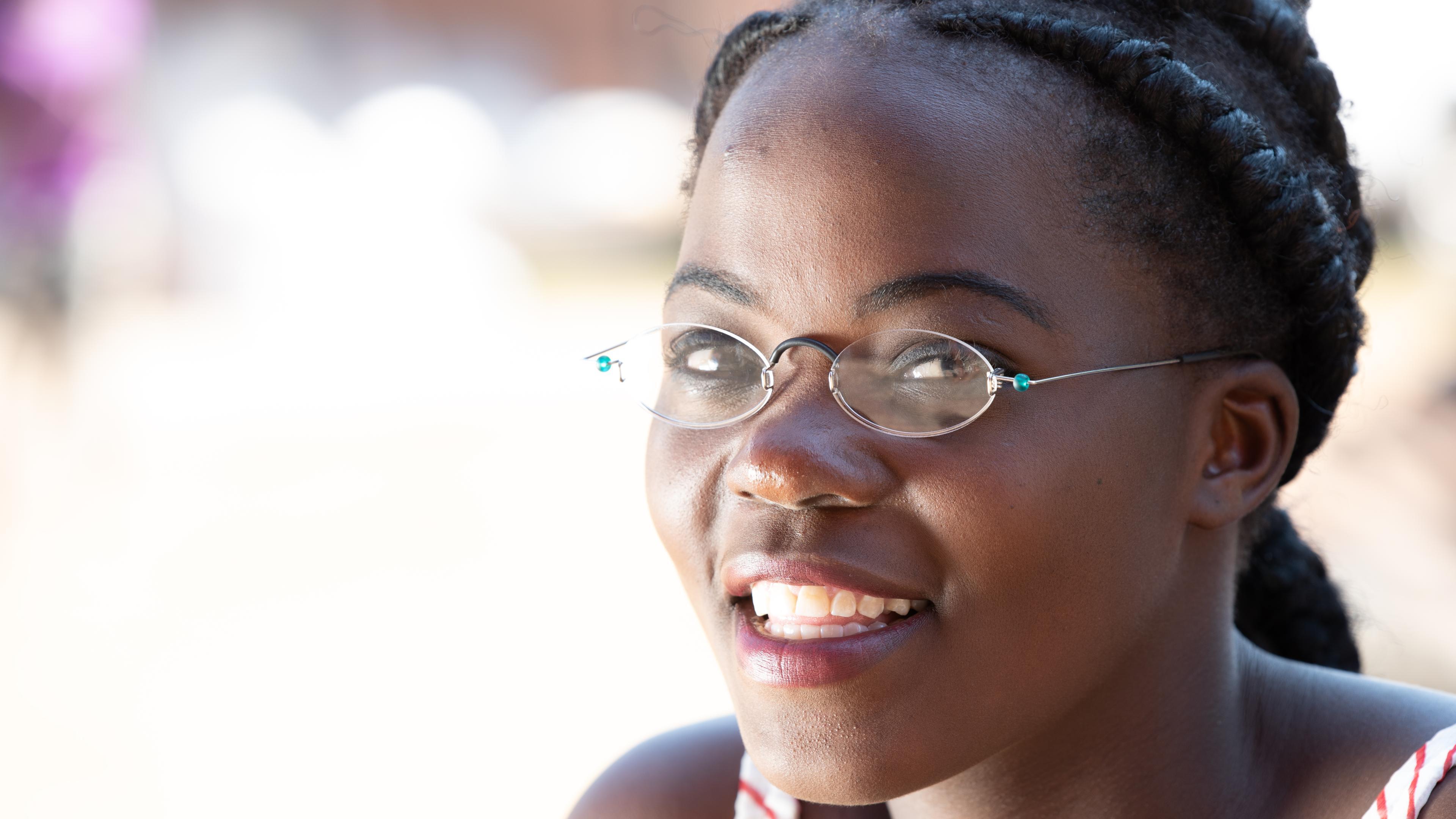 Malawian girl with OneDollarGlasses